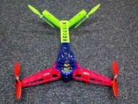 Sorpion V-Tail Quadcopter new lighter parts. by foxdewayne