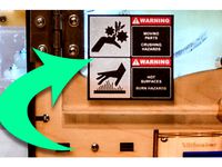 Warning Signs for 3d printers by thingster