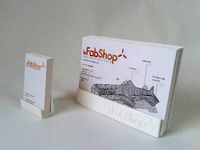 le FabShop business card and flyer holder. by LeFabShop