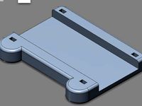 Prusa i3 Frame Handle (v2) by JohnA