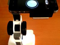 A Printable Microscope Smartphone Adapter by kwalus