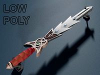 Lotus sword 3D Model