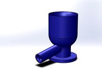 Funnel with exit tube on side by yungamos