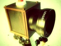 Body for Raspberry Pi Camera with Lens Adapter by Quasimondo
