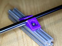Printable OpenBeam 8mm Shaft Clamp by MikeP-NZ