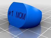 #1 MOM Ring Customization on size  by Techgen