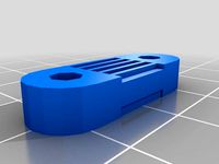 Double sided GT2 belt clamp for MendelMax & Prusa by DanMoto