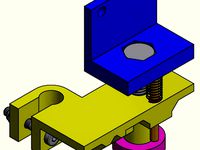 Adjustable Z-Axis Endstop Holder by Pimboden