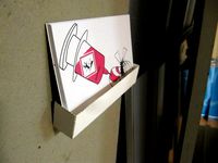 Paper flyers holder by peteruithoven