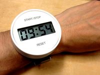 Watch strap adapter for MUJI kitchen timer by Furuyoshikun