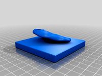 Ear sculpture by rapidprototyping