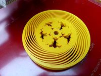 Airless Tire With Gear Bearing by Think3dPrint3d