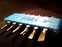 1/4" hex bit holder. Double-sided. Magnetic.(Customizer) by mbasov