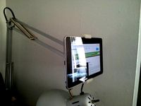 Nexus 7 Mount for IKEA TERTIAL Work Lamp by sholland91
