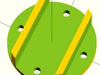 Aluminium Bar Quad Motor Mount by plexer