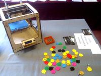 Smile Key ring as printed @ PHTI Hamme by XiaoShiZi