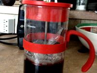 coffee plunger wine saver by js9986