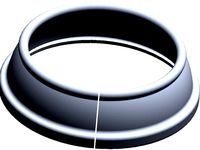 Seed stopper feeding bowl rim. by Walt