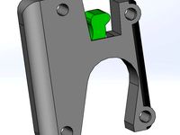 Ultimaker banana belt tensioner (vibrovirii's tensbanana remixed) by MakingZone