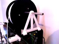 Mendel 90 Dibond 1kg Spool Holder by 3ddude