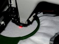 Laser position indicator bracket for Tajima NEO embroidery machine by jsaffer