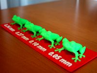 A Tree Frog Layer Thickness Sample Platform by kwalus