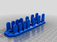 Hex Tool Holder, a child version from thing:48337 by daMaker