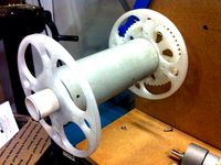 Printable Spool End for PVC Pipe by ianjohnson