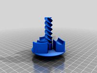 Base plate and axle for Triple gear by henryseg