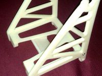 Filament holder for prusa 2 with Ligth mount  by javierru