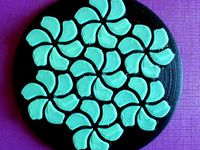 Tessellating flower coaster by loubie