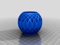 Vase from radial tubes by tinkerology