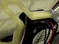 Filament guide for on (reprappro)NEMA17 motor / NEMA17 clamp by Jasper1984