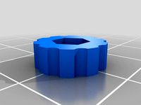 Thumbwheel for M3 hex head screw by cosmoose