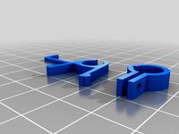 Pencil holder clamp (and clamp that holds onto it) by Jasper1984