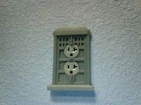 tardis outlet cover  by lookwhatjoeysmaking