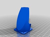 RepRapPro Mendel Dual Fan Mount and Fan Duct by wantmys2000