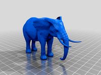 Elephant figurine by oraltosun
