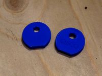 Round key cap by fablabbcn