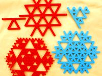 Sixfold Koch Type Fractals by pmoews