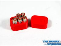 6x 23A 12V Battery Case by TheMakersWorkbench