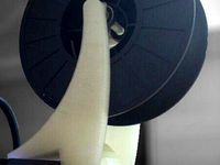 Filament Clip or spool holder upgrade for Replicator 2 by Sheng