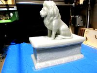 Lion on box by Filopat