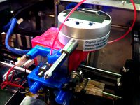 XY Dial Gauge Mount for Solidoodle by ianjohnson
