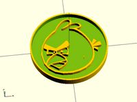 Angry birds cookie cutter by Dieghito81