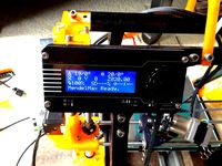 Vertex ViKi LCD Mount for MendelMax  by Ember