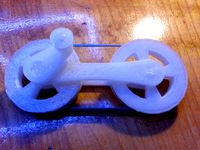 Pulley demo using filament as bearing by jrombousky