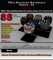 VRay Building Materials S02 - AIO for C4D