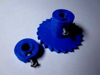 Hobbing fixture for mill with M3 nuts by duncan