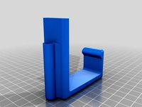 Replicator 2 filament tube holder by bluejay117